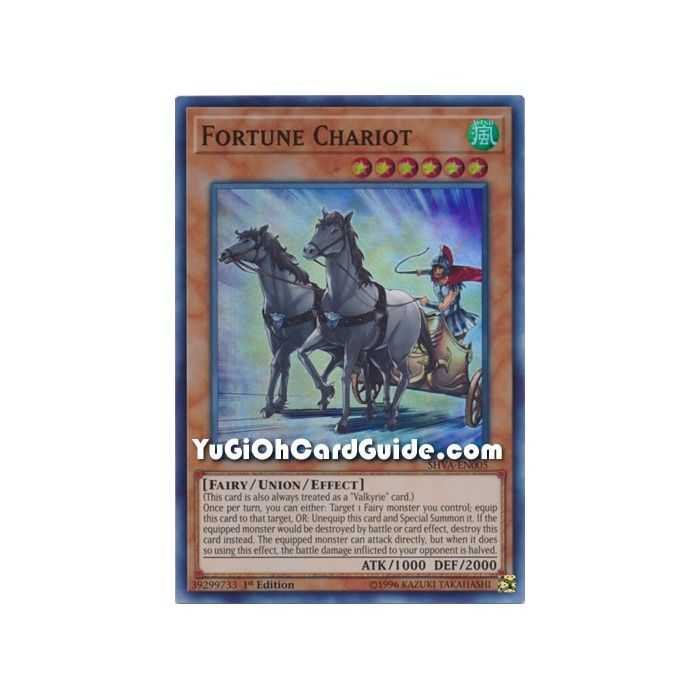 Fortune Chariot (Super Rare) – Shadows In Valhalla | Carta YUGIOH en México