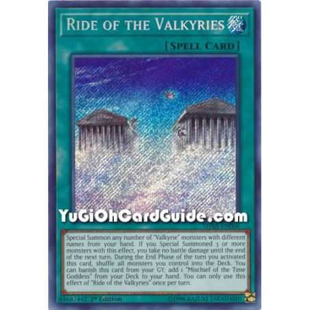Ride of the Valkiyries (Secret Rare) – Shadows In Valhalla | Carta YUGIOH en México
