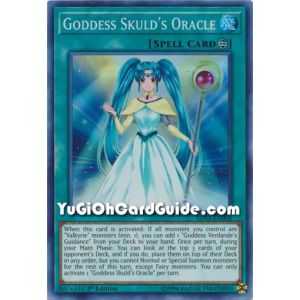 Goddess Skuld's Oracle (Super Rare) – Shadows In Valhalla | Carta YUGIOH en México