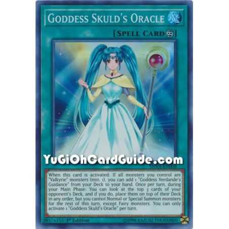 Goddess Skuld's Oracle (Super Rare) – Shadows In Valhalla | Carta YUGIOH en México