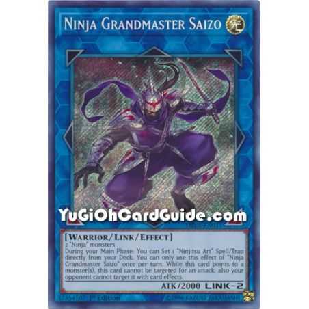 Ninja Grandmaster Saizo (Secret Rare) – Shadows In Valhalla | Carta YUGIOH en México