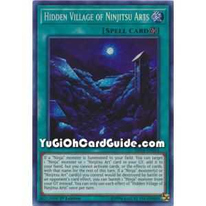 Hidden Village of the Ninjitsu Arts (Secret Rare) – Shadows In Valhalla | Carta YUGIOH en México