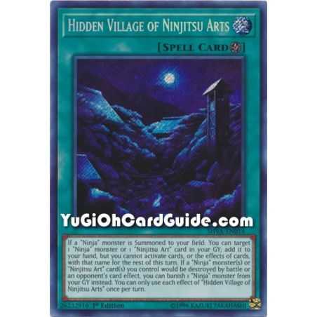 Hidden Village of the Ninjitsu Arts (Secret Rare) – Shadows In Valhalla | Carta YUGIOH en México