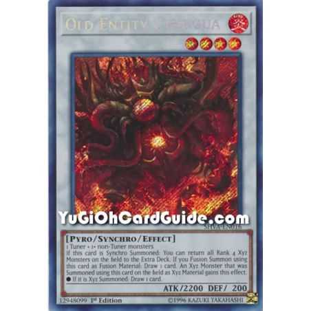 Old Entity Chthugua (Secret Rare) – Shadows In Valhalla | Carta YUGIOH en México