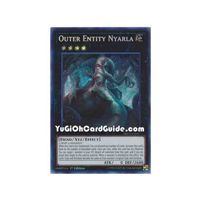 Outer Entity Nyarla (Secret Rare) – Shadows In Valhalla | Carta YUGIOH en México