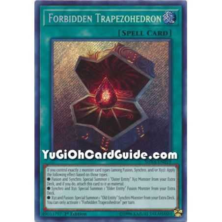 Forbidden Trapezohedron (Secret Rare) – Shadows In Valhalla | Carta YUGIOH en México