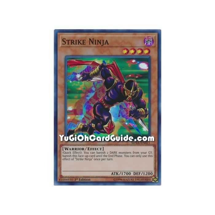 Striker Ninja (Super Rare) – Shadows In Valhalla | Carta YUGIOH en México