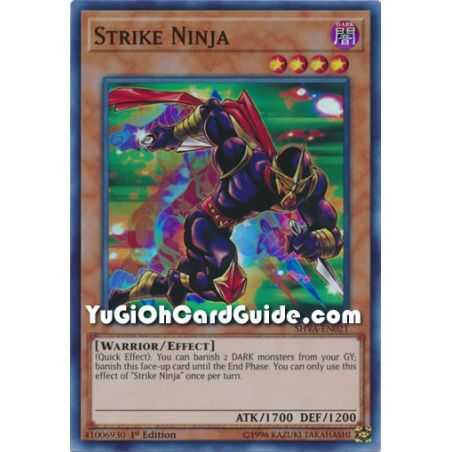 Striker Ninja (Super Rare) – Shadows In Valhalla | Carta YUGIOH en México