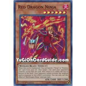 Red Dragon Ninja (Super Rare) – Shadows In Valhalla | Carta YUGIOH en México