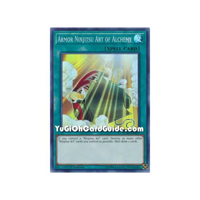 Armor Ninjitsu Art of Alchemy (Super Rare) – Shadows In Valhalla | Carta YUGIOH en México