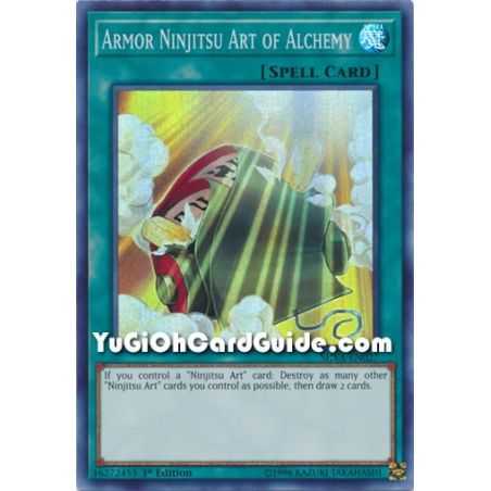 Armor Ninjitsu Art of Alchemy (Super Rare) – Shadows In Valhalla | Carta YUGIOH en México