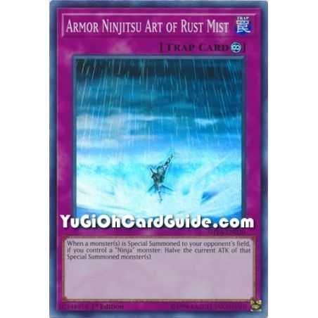 Armor Ninjitsu Art of Rust Mist (Super Rare) – Shadows In Valhalla | Carta YUGIOH en México