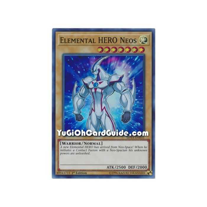 Elemental HERO Neos (Super Rare) – Shadows In Valhalla | Carta YUGIOH en México