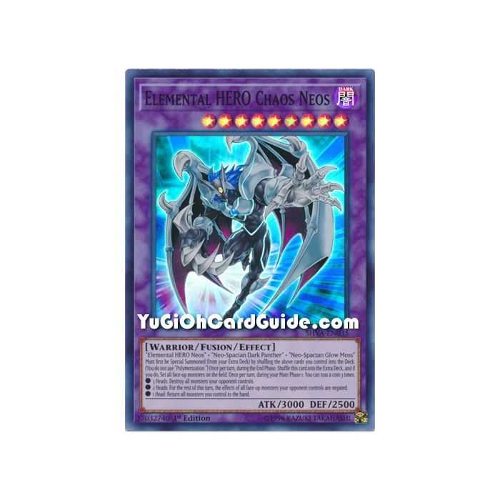 Elemental HERO Chaos Neos (Super Rare) – Shadows In Valhalla | Carta YUGIOH en México