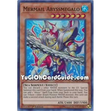 Mermail Abyssmegalo (Super Rare) – Shadows In Valhalla | Carta YUGIOH en México