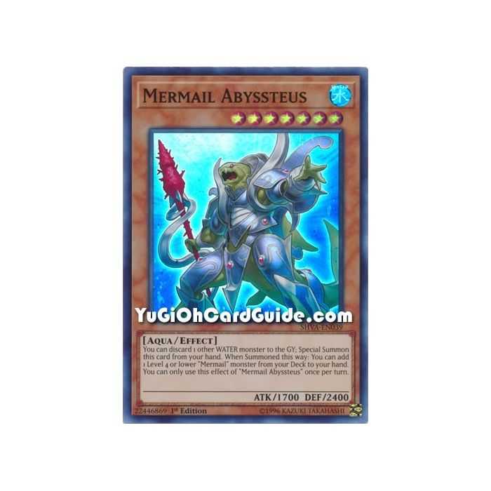 Mermail Abyssteus (Super Rare) – Shadows In Valhalla | Carta YUGIOH en México