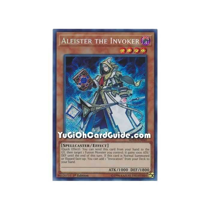 Aleister the Invoker (Secret Rare) – Shadows In Valhalla | Carta YUGIOH en México