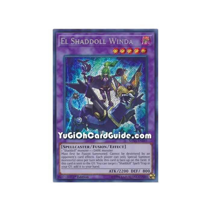 El Shaddoll Winda (Secret Rare) – Shadows In Valhalla | Carta YUGIOH en México