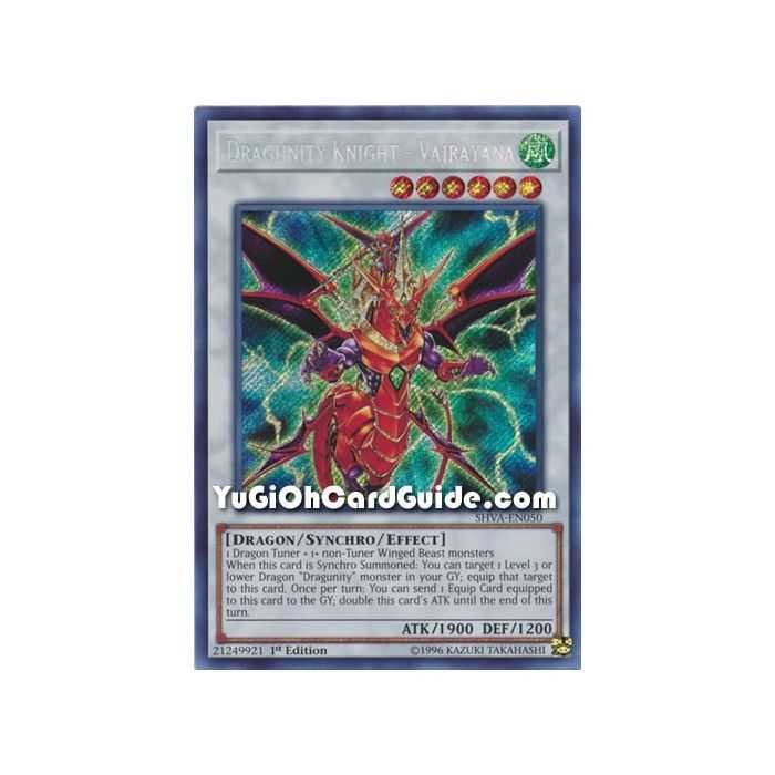 Dragunity Knight - Vajrayana (Secret Rare) – Shadows In Valhalla | Carta YUGIOH en México