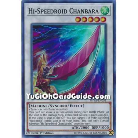 Hi-Speedroid Chanbara (Super Rare) – Shadows In Valhalla | Carta YUGIOH en México