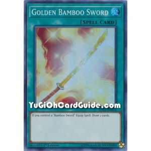 Golden Bamboo Sword (Super Rare) – Shadows In Valhalla | Carta YUGIOH en México