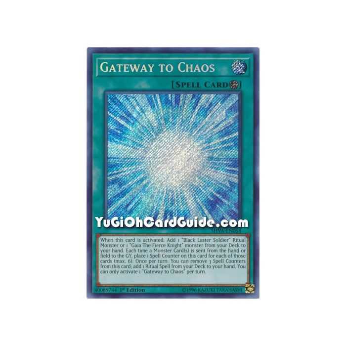 Gateway of Chaos (Secret Rare) – Shadows In Valhalla | Carta YUGIOH en México