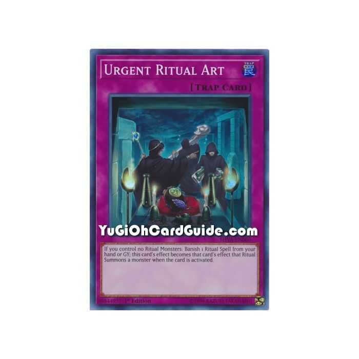 Urgent Ritual Art (Super Rare) – Shadows In Valhalla | Carta YUGIOH en México