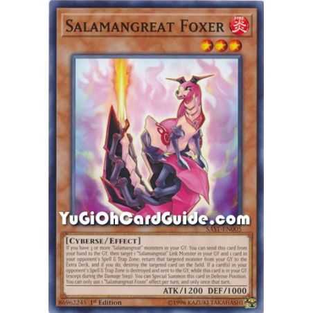 Salamangreat Foxer (Common) – Savage Strike | Carta YUGIOH en México