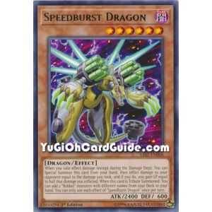 Speedburst Dragon (Rare) – Savage Strike | Carta YUGIOH en México