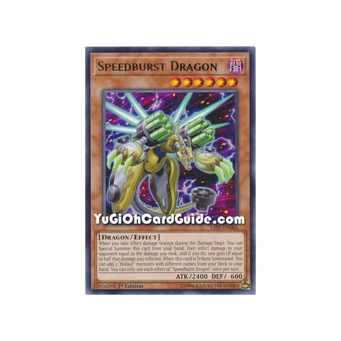 Speedburst Dragon (Rare) – Savage Strike | Carta YUGIOH en México