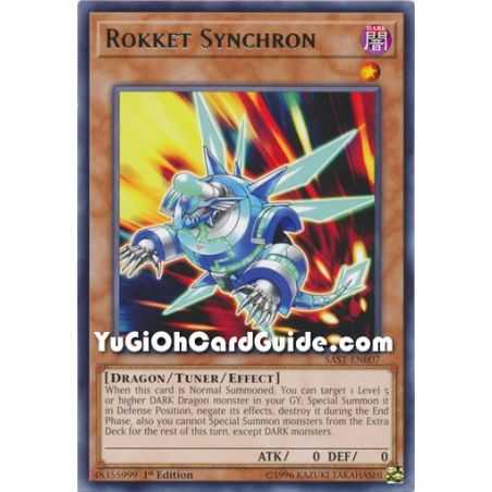 Rokket Synchron (Rare) – Savage Strike | Carta YUGIOH en México