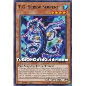 T.G. Screw Serpent (Rare) – Savage Strike | Carta YUGIOH en México