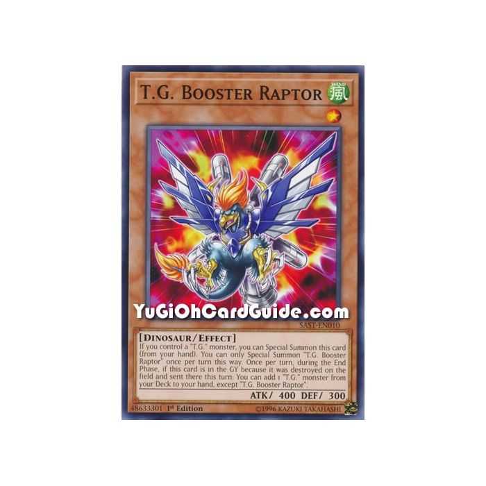 T.G. Booster Raptor (Common) – Savage Strike | Carta YUGIOH en México