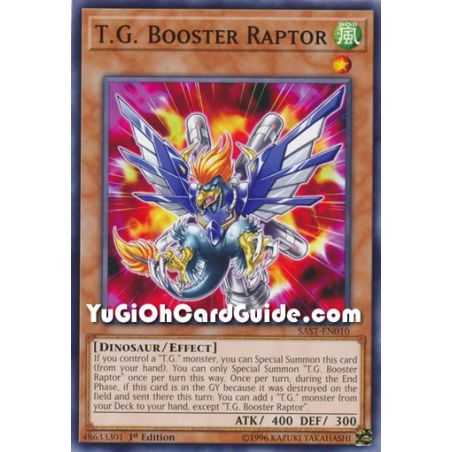 T.G. Booster Raptor (Common) – Savage Strike | Carta YUGIOH en México