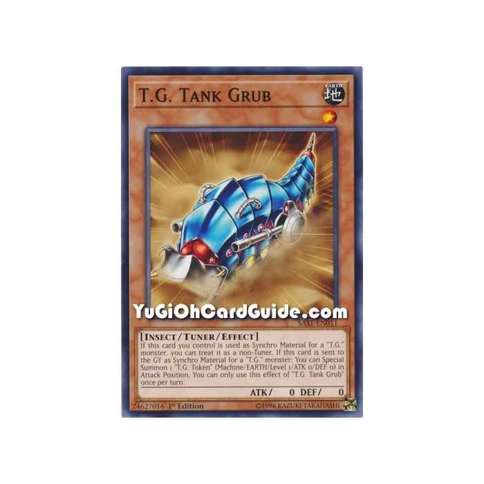 T.G. Tank Grub (Common) – Savage Strike | Carta YUGIOH en México