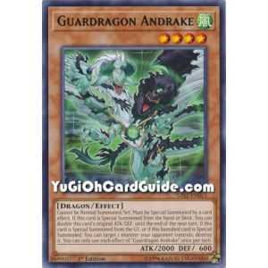 Guardragon Andrake (Rare) – Savage Strike | Carta YUGIOH en México