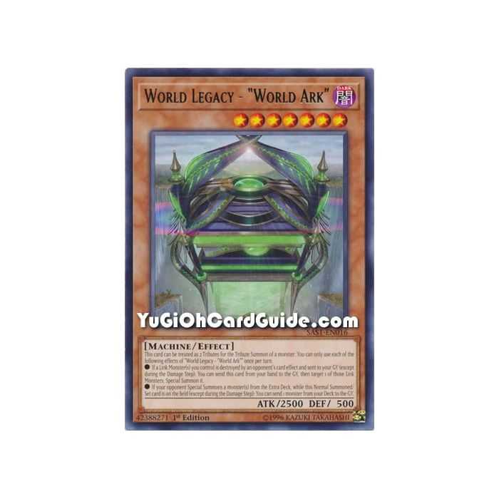 World Legacy - "World Ark" (Rare) – Savage Strike | Carta YUGIOH en México