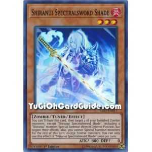 Shiranui Spectralsword Shade (Super Rare) – Savage Strike | Carta YUGIOH en México