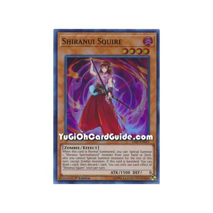 Shiranui Squire (Super Rare) – Savage Strike | Carta YUGIOH en México