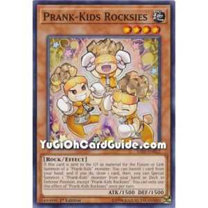 Prank-Kid Rocksies (Common) – Savage Strike | Carta YUGIOH en México