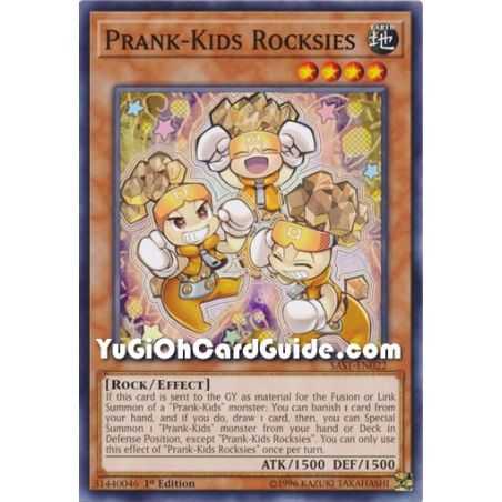 Prank-Kid Rocksies (Common) – Savage Strike | Carta YUGIOH en México