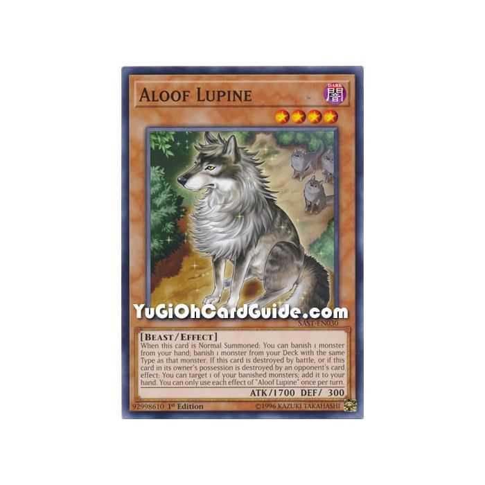Aloof Lupine (Common) – Savage Strike | Carta YUGIOH en México