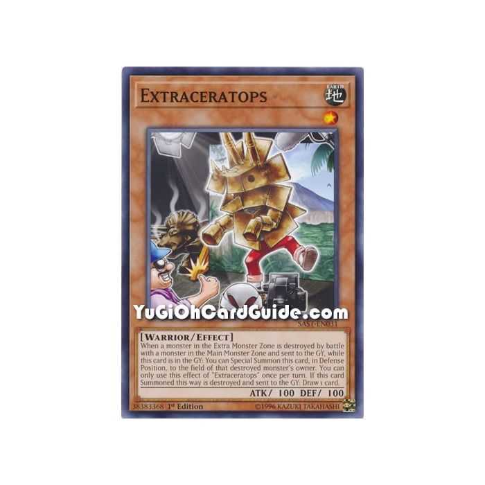 Extraceratops (Common) – Savage Strike | Carta YUGIOH en México