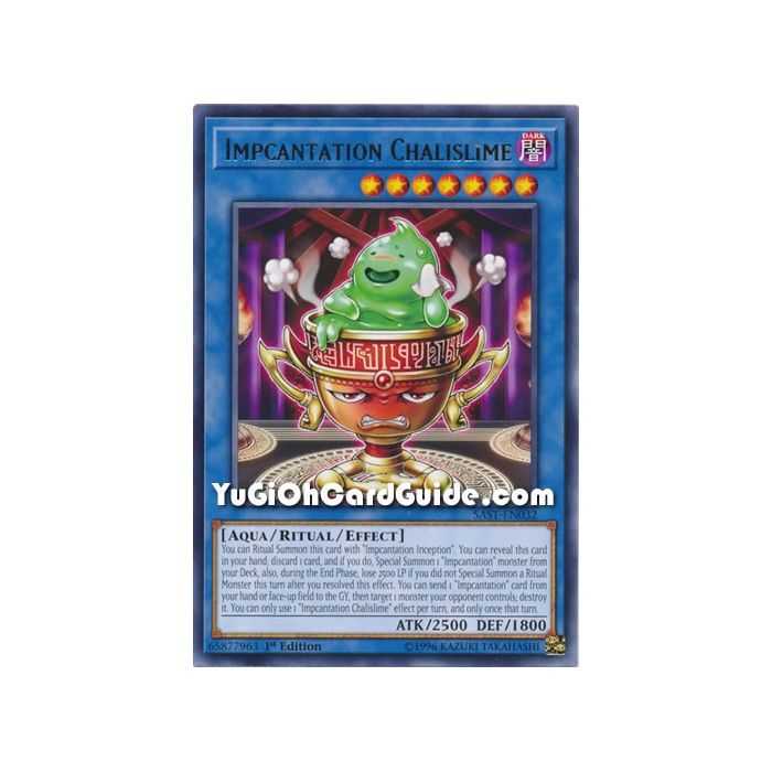 Impcantation Chalislime (Rare) – Savage Strike | Carta YUGIOH en México