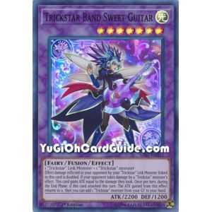 Trickstar Band Sweet Guitar (Super Rare) – Savage Strike | Carta YUGIOH en México