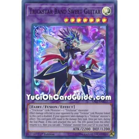 Trickstar Band Sweet Guitar (Super Rare) – Savage Strike | Carta YUGIOH en México