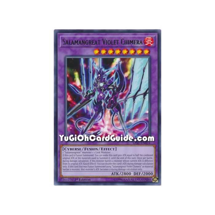 Salamangreat Violet Chimera (Rare) – Savage Strike | Carta YUGIOH en México