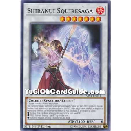 Shiranui Squiresaga (Common) – Savage Strike | Carta YUGIOH en México