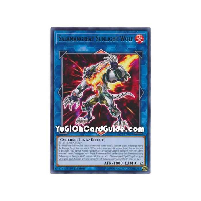 Salamangreat Sunlight Wolf (Rare) – Savage Strike | Carta YUGIOH en México