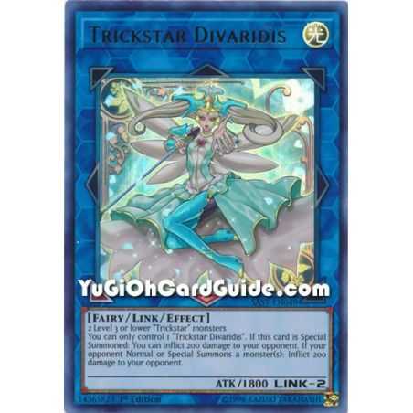 Trickstar Divaridis (Ultra Rare) – Savage Strike | Carta YUGIOH en México